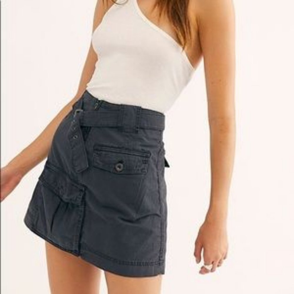 Free People utility skirt
